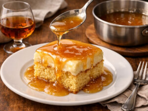 recipe for dessert brandy sauce