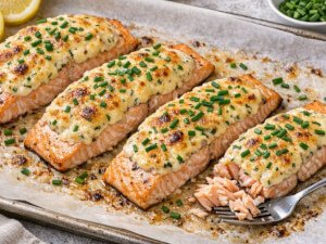 recipe for baked parmesan crusted salmon
