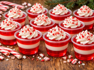 recipe for candy cane jello shots