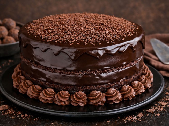 recipe for rudolph's chocolate truffle cake