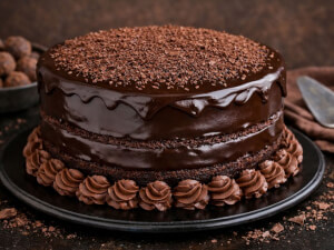 recipe for rudolph's chocolate truffle cake