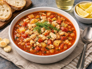 recipe for manhattan crab chowder