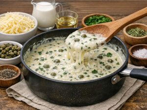 recipe for caper cheese sauce
