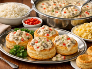 recipe for chicken a la king for 50