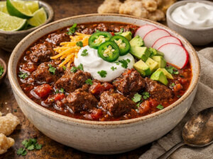 recipe for ancho macho chili (low carb)