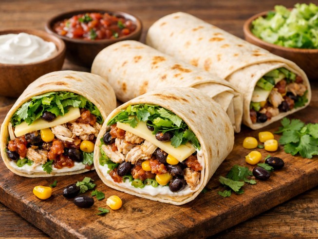 recipe for southwestern chicken wraps