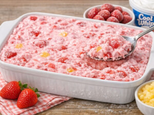 recipe for frozen strawberry salad