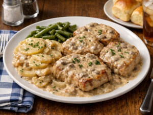 recipe for pork chop and potatoes supreme