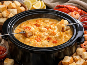 recipe for slow cooker seafood fondue