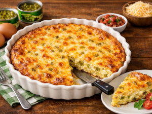 recipe for green chile and egg breakfast casserole