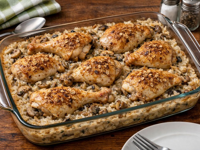 photo of Busy Day Chicken Rice Casserole