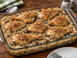 recipe for busy day chicken rice casserole
