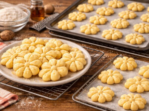 recipe for nutmeg spritz cookies