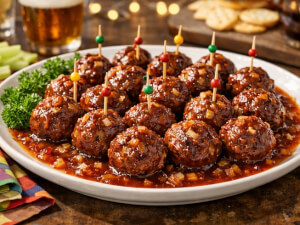 recipe for zesty slow cooker beer meatballs