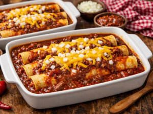 recipe for luby's cafeteria cheese enchiladas with chili sauce