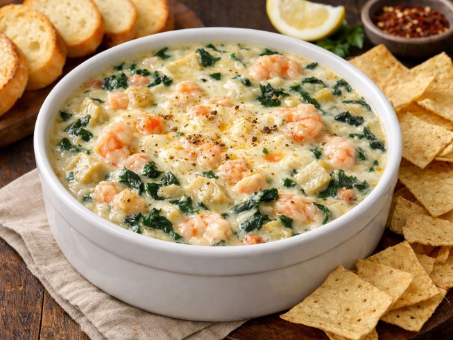 photo of Macaroni Grill's Shrimp & Artichoke Dip