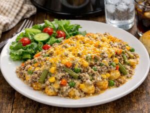 recipe for slow cooker tater tot casserole