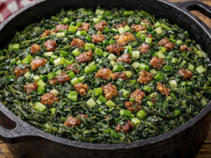 recipe for poke salad greens