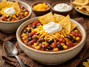 recipe for taco soup with black beans