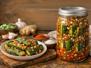 recipe for oi sobagi kimchi (cucumber kimchi)