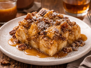 recipe for panera bread butterscotch bread pudding with bourbon and pecans
