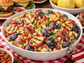 photo of Patriotic Grilled Potato Salad
