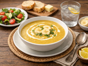 recipe for banana curry soup