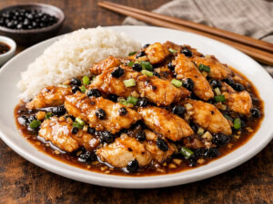 recipe for p.f. chang's chicken with black bean sauce