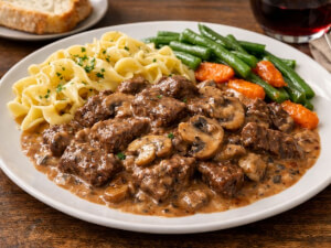 recipe for cheater baked beef burgundy