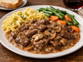 Cheater Baked Beef Burgundy