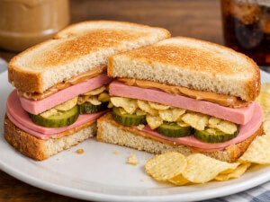 recipe for peanut butter and bologna sandwich