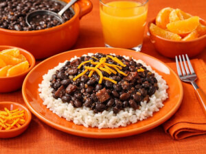 recipe for brazilian-style black beans and rice