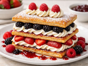 recipe for another pointe in tyme three berry napoleon