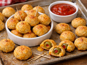 recipe for hot pie crust wrapped olive cheese balls
