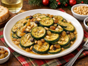recipe for italian christmas zucchini in agrodolce