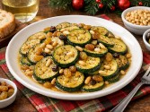 Italian Christmas Zucchini in Agrodolce