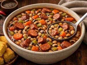 recipe for new years eve black-eyed pea soup