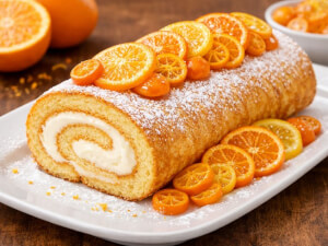recipe for amazing orange vanilla cake roll