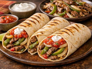 recipe for grilled beef fajitas