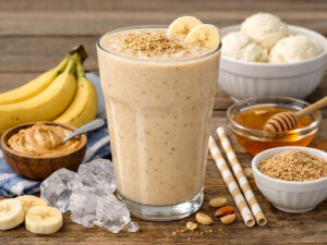 recipe for peanut butter banana health shake
