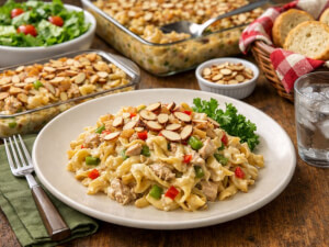 recipe for tuna casserole for a crowd