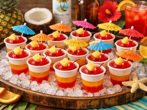 recipe for bahama mama jello shots