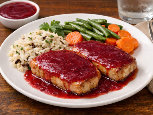photo of Cranberry Glazed Pork Chops