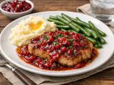 Cranberry Sauce Pork Chops