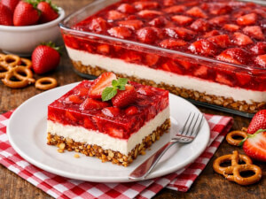 recipe for strawberry pretzel jello