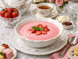 recipe for victoria tea room's strawberry soup
