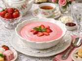 Victoria Tea Room's Strawberry Soup