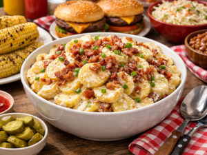 recipe for hot bacon 'n' potato salad