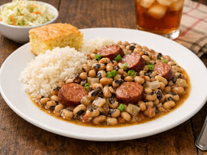 recipe for easy black-eyed peas