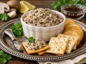 recipe for queen victoria bed and breakfast inn mushroom pate